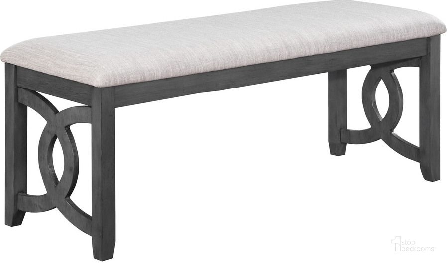 The appearance of Gia Gray 46 Inch Bench designed by New Classic in the transitional interior design. This gray piece of furniture  was selected by 1StopBedrooms from Gia Collection to add a touch of cosiness and style into your home. Sku: D1701-25-GRY. Product Type: Bench. Image1