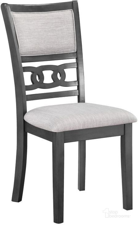 The appearance of Gia Gray Dining Chair Set Of 2 designed by New Classic in the modern / contemporary interior design. This gray piece of furniture  was selected by 1StopBedrooms from Gia Collection to add a touch of cosiness and style into your home. Sku: D1701-20-GRY. Product Type: Dining Chair. Image1