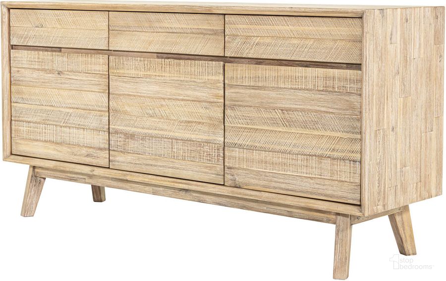 The appearance of Gia Sideboard designed by LH Imports in the modern / contemporary interior design. This brown and grey piece of furniture  was selected by 1StopBedrooms from Gia Collection to add a touch of cosiness and style into your home. Sku: GIA003B. Material: Wood. Product Type: Sideboard. Image1
