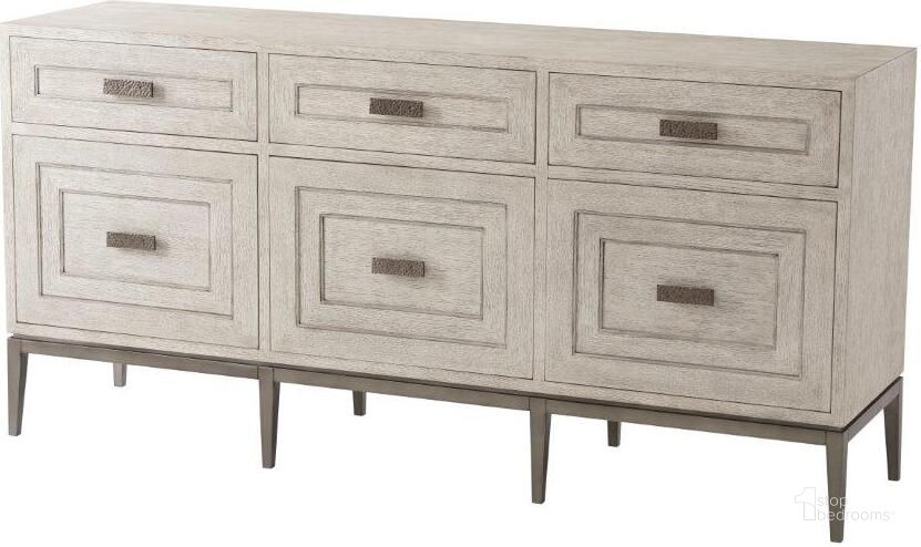 The appearance of Giacomo Sideboard 6005-602.C119 designed by Theodore Alexander in the transitional interior design. This  piece of furniture  was selected by 1StopBedrooms from Isola Collection to add a touch of cosiness and style into your home. Sku: 6005-602.C119. Material: Wood. Product Type: Side Board.