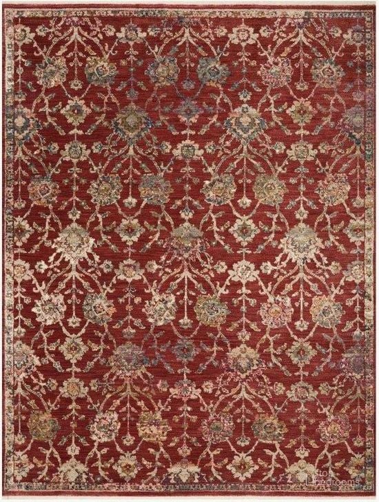 The appearance of Giada Red/Multi Rug GIADGIA-05REML160S designed by Loloi Rugs in the traditional interior design. This red and multi piece of furniture  was selected by 1StopBedrooms from Giada Collection to add a touch of cosiness and style into your home. Sku: GIADGIA-05REML160S. Material: Polypropylene. Product Type: Rug. Image1