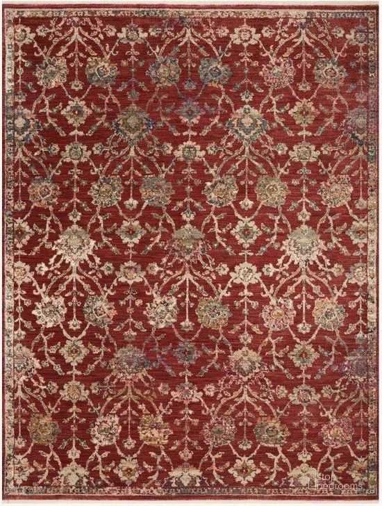 The appearance of Giada Red/Multi Rug GIADGIA-05REML2740 designed by Loloi Rugs in the traditional interior design. This red and multi piece of furniture  was selected by 1StopBedrooms from Giada Collection to add a touch of cosiness and style into your home. Sku: GIADGIA-05REML2740. Material: Polypropylene. Product Type: Rug. Image1