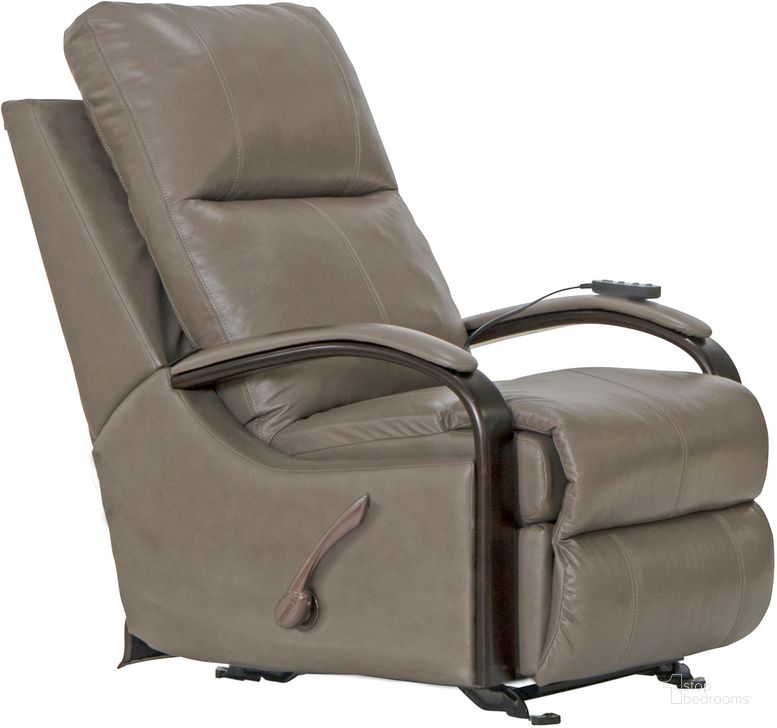The appearance of Gianni Glider Recliner with Heat And Massage In Light Grey designed by Catnapper in the traditional interior design. This light grey piece of furniture  was selected by 1StopBedrooms from Gianni Collection to add a touch of cosiness and style into your home. Sku: 47056128438308438. Material: Leather. Product Type: Recliner.