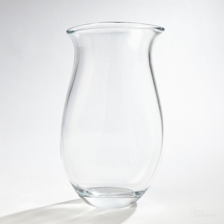 The appearance of Giant Glass Vase In Clear designed by Global Views in the modern / contemporary interior design. This clear piece of furniture  was selected by 1StopBedrooms from Giant Collection to add a touch of cosiness and style into your home. Sku: 6.60559. Material: Glass. Product Type: Vase. Image1