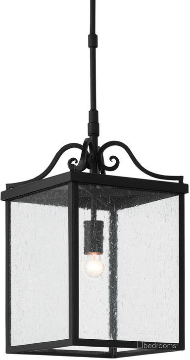The appearance of Giatti Small Black Outdoor Lantern designed by Currey & Company in the modern / contemporary interior design. This black piece of furniture  was selected by 1StopBedrooms from Giatti Collection to add a touch of cosiness and style into your home. Sku: 9500-0005. Product Type: Outdoor Lighting. Material: Iron.
