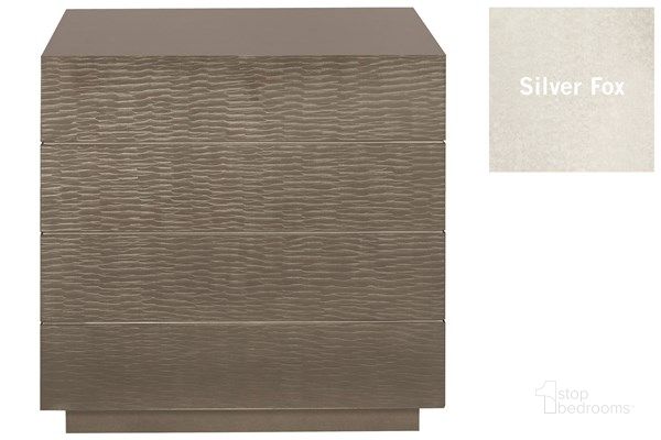 The appearance of Giselle End Table In Silver designed by Vanguard Furniture in the transitional interior design. This silver piece of furniture  was selected by 1StopBedrooms from Giselle Collection to add a touch of cosiness and style into your home. Sku: P135L-FR. Product Type: End Table.