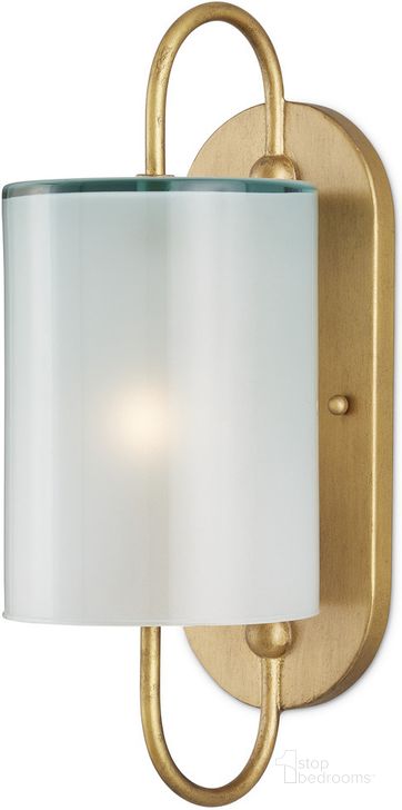 The appearance of Glacier Brass Wall Sconce designed by Currey & Company in the modern / contemporary interior design. This brass piece of furniture  was selected by 1StopBedrooms from Glacier Collection to add a touch of cosiness and style into your home. Sku: 5800-0024. Product Type: Wall Sconce. Material: Iron. Image1