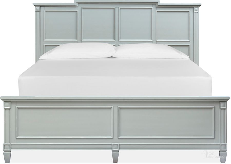 The appearance of Glenbrook Complete King Panel Bed designed by Magnussen in the  interior design. This pebble piece of furniture  was selected by 1StopBedrooms from Glenbrook Collection to add a touch of cosiness and style into your home. Sku: B5668-54R;B5668-64F;B5668-64H. Bed Type: Panel Bed. Material: Wood. Product Type: Panel Bed. Bed Size: King. Image1