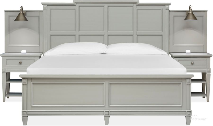 The appearance of Glenbrook Complete King Wall Bed designed by Magnussen in the  interior design. This pebble piece of furniture  was selected by 1StopBedrooms from Glenbrook Collection to add a touch of cosiness and style into your home. Sku: B5668-05;B5668-05;B5668-05T;B5668-05T;B5668-54R;B5668-64F;B5668-64H. Material: Wood. Bed Size: King. Product Type: Wall Bed. Image1