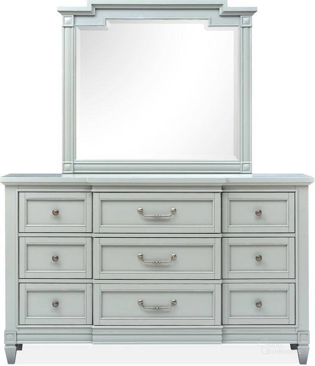The appearance of Glenbrook Drawer Dresser designed by Magnussen in the  interior design. This pebble piece of furniture  was selected by 1StopBedrooms from Glenbrook Collection to add a touch of cosiness and style into your home. Sku: B5668-20. Material: Wood. Product Type: Dresser. Image1