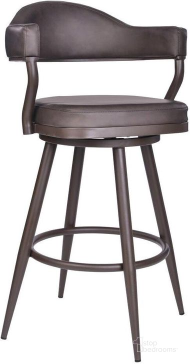 The appearance of Glenmartin Brown Barstool 0qb2426107 designed by Atelier Home in the modern / contemporary interior design. This vintage brown piece of furniture  was selected by 1StopBedrooms from Glenmartin Collection to add a touch of cosiness and style into your home. Sku: LCJTBABRBR30. Product Type: Barstool. Material: Iron. Image1