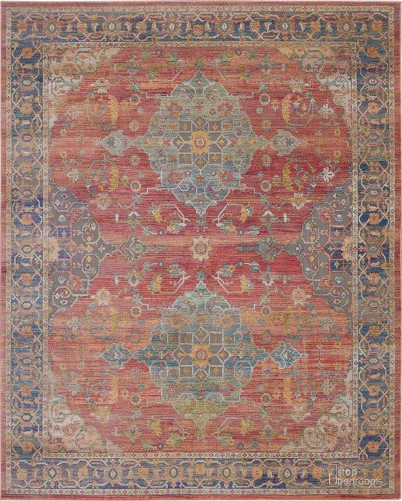 The appearance of Global Vintage Multicolor 9 X 12 Area Rug designed by Nourison in the traditional interior design. This multicolor piece of furniture  was selected by 1StopBedrooms from Global Vintage Collection to add a touch of cosiness and style into your home. Sku: 99446457769. Material: Polypropylene. Product Type: Area Rugs. Image1