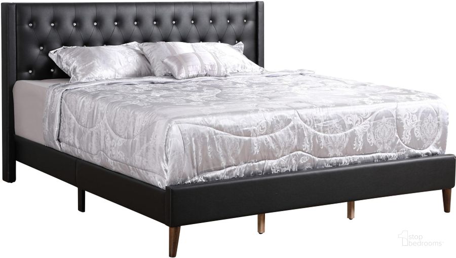 The appearance of Glory Furniture Bergen Full Bed, Black designed by Glory in the transitional interior design. This black piece of furniture  was selected by 1StopBedrooms from Bergen Collection to add a touch of cosiness and style into your home. Sku: G1631-FB-UP-Full Bed. Bed Type: Panel Bed. Material: Wood. Product Type: Panel Bed. Bed Size: Full. Image1