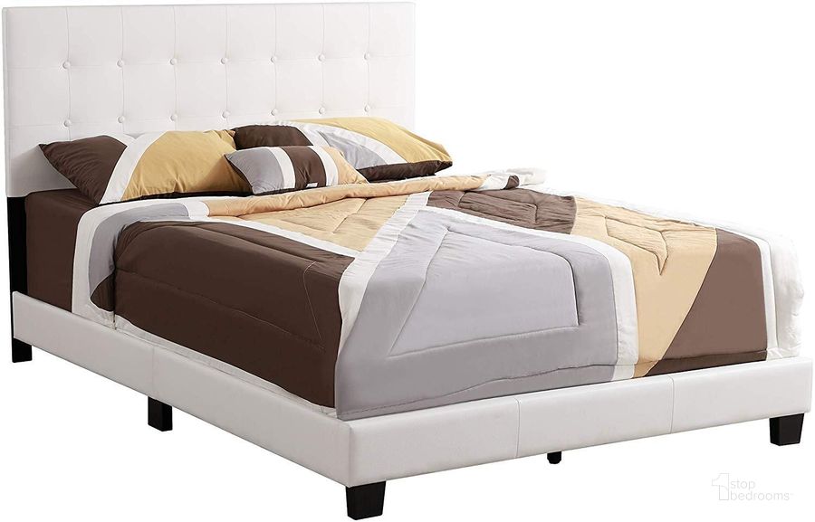 The appearance of Glory Furniture Caldwell Full Bed, White designed by Glory in the transitional interior design. This white piece of furniture  was selected by 1StopBedrooms from Caldwell Collection to add a touch of cosiness and style into your home. Sku: G1305-FB-UP-Full Bed. Bed Type: Panel Bed. Material: Wood. Product Type: Panel Bed. Bed Size: Full. Image1