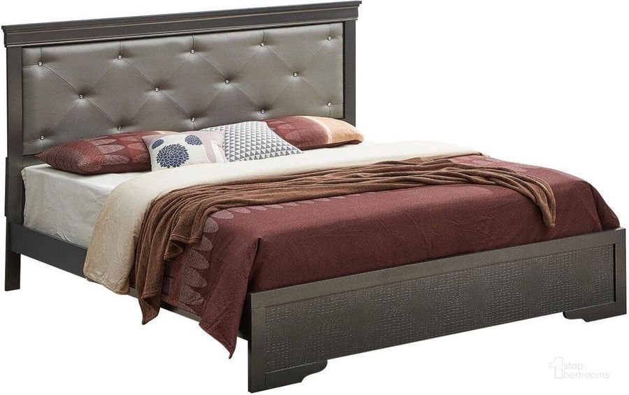 The appearance of Glory Furniture Lorana Charcoal G6502B-FB2 Full Bed designed by Glory in the transitional interior design. This charcoal piece of furniture  was selected by 1StopBedrooms from Lorana Collection to add a touch of cosiness and style into your home. Sku: G6502B-FB2-HeadBoard;G6502B-FB2-Foot Board;G6502B-FB2-Rails. Bed Type: Panel Bed. Material: Wood. Product Type: Panel Bed. Bed Size: Full.