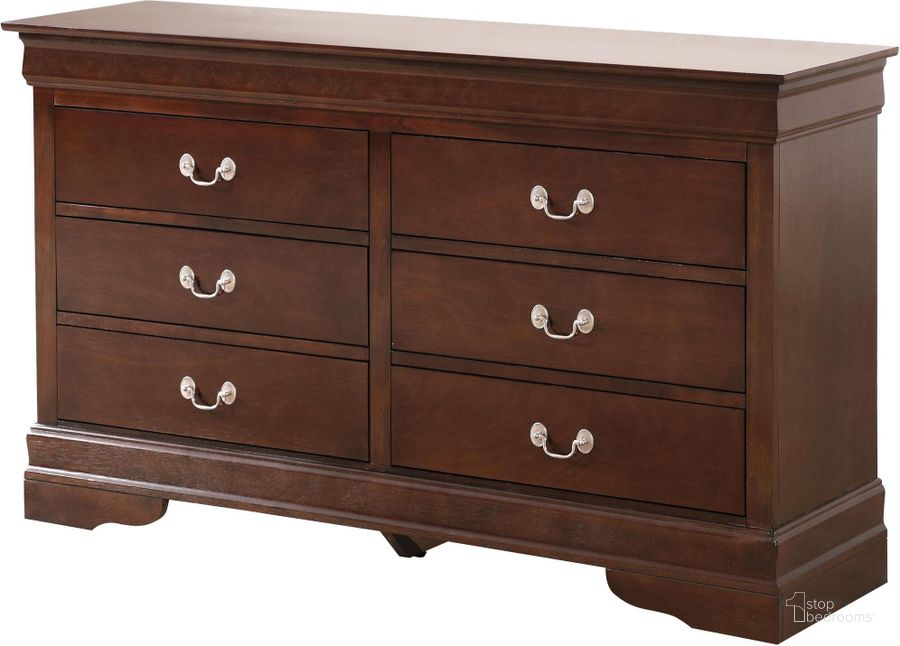The appearance of Glory Furniture LouisPhillipe Dresser, Cappuccino designed by Glory in the traditional interior design. This cappuccino piece of furniture  was selected by 1StopBedrooms from Louis Philippe Collection to add a touch of cosiness and style into your home. Sku: G02125-D-Dresser. Material: Wood. Product Type: Dresser. Image1