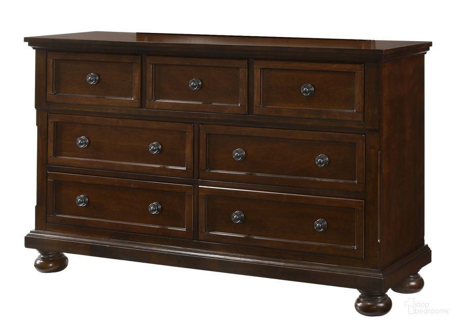 The appearance of Meade Dresser In Cherry designed by Glory in the modern / contemporary interior design. This cherry piece of furniture  was selected by 1StopBedrooms from Meade Collection to add a touch of cosiness and style into your home. Sku: G8900-D-Dresser. Material: Wood. Product Type: Dresser. Image1