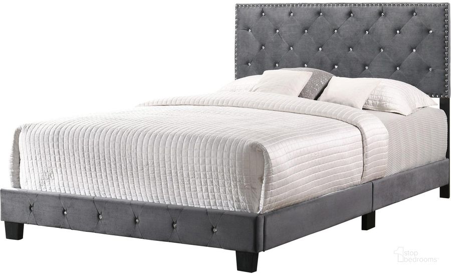 The appearance of Glory Furniture Suffolk Full Bed, Gray designed by Glory in the modern / contemporary interior design. This gray piece of furniture  was selected by 1StopBedrooms from Suffolk Collection to add a touch of cosiness and style into your home. Sku: G1401-FB-UP-Headboard,Footboard,Rails,Supports,hardware,Assembly Guide. Bed Type: Panel Bed. Material: Wood. Product Type: Panel Bed. Bed Size: Full. Image1