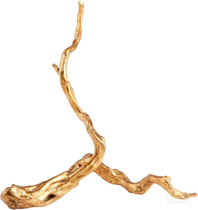The appearance of Gold Leaf Small Drifting Gold Sculpture designed by Cyan Design in the modern / contemporary interior design. This gold piece of furniture  was selected by 1StopBedrooms from  to add a touch of cosiness and style into your home. Sku: 09132. Material: Resin. Product Type: Sculpture.