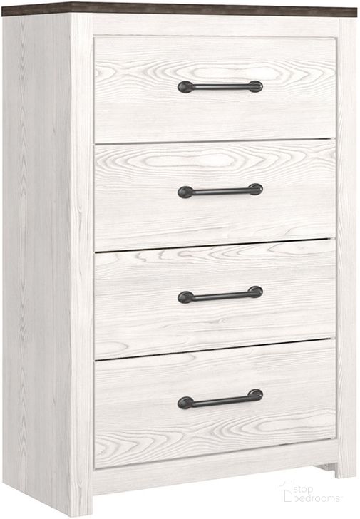 The appearance of Grassmere White/Gray Chest designed by Isaac Tahari in the transitional interior design. This white/gray piece of furniture  was selected by 1StopBedrooms from Grassmere Collection to add a touch of cosiness and style into your home. Sku: B1190-44. Material: Wood. Product Type: Chest. Image1