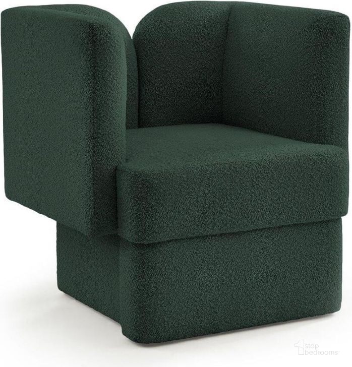The appearance of Green Road Green Chair designed by Furnique in the modern / contemporary interior design. This green piece of furniture  was selected by 1StopBedrooms from Green Road Collection to add a touch of cosiness and style into your home. Sku: 616Green-C. Product Type: Chair. Material: MDF. Image1