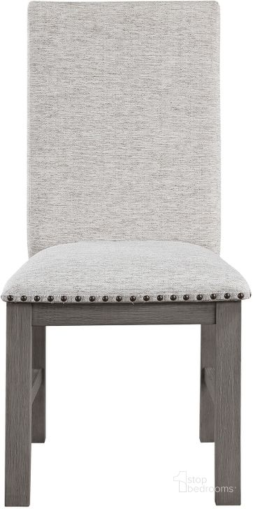 The appearance of Gresham Dining Side Chair In Gray designed by Homelegance in the modern / contemporary interior design. This gray piece of furniture  was selected by 1StopBedrooms from Gresham Collection to add a touch of cosiness and style into your home. Sku: 5760S. Product Type: Side Chair. Material: Textured. Image1