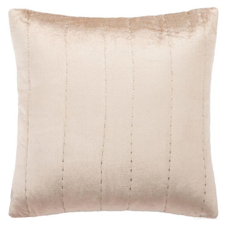 The appearance of Gressa Pillow in Champagne PLS6502A-1818 designed by Safavieh in the modern / contemporary interior design. This champagne piece of furniture  was selected by 1StopBedrooms from Gressa Collection to add a touch of cosiness and style into your home. Sku: PLS6502A-1818. Material: Polyester. Product Type: Pillow. Image1