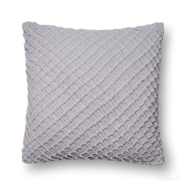 The appearance of Loloi P0125 Grey 22" x 22" Cover Only Pillow designed by Loloi Rugs in the modern / contemporary interior design. This grey piece of furniture  was selected by 1StopBedrooms from Pillows Collection to add a touch of cosiness and style into your home. Sku: P011P0125GY00PIL3. Material: Cotton. Product Type: Pillow Cover. Image1