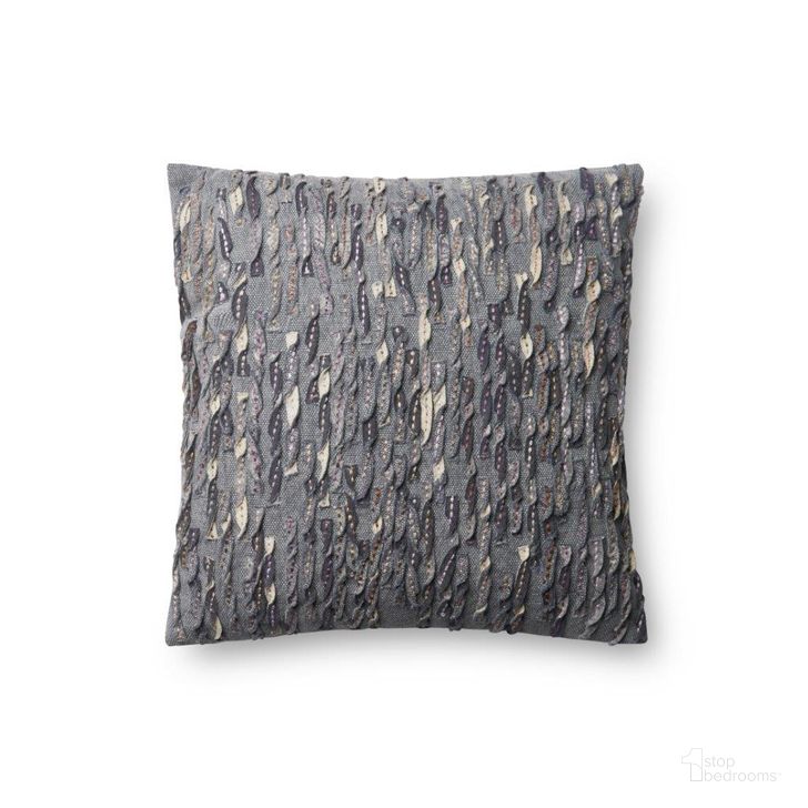 The appearance of Loloi P0605 Grey 18" x 18" Cover Only Pillow designed by Loloi Rugs in the modern / contemporary interior design. This grey piece of furniture  was selected by 1StopBedrooms from Pillows Collection to add a touch of cosiness and style into your home. Sku: P024P0605GY00PIL1. Material: Cotton. Product Type: Pillow Cover. Image1