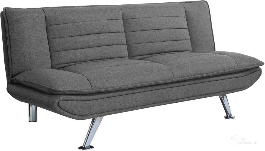 The appearance of Grey Sofa Bed designed by Coaster in the modern / contemporary interior design. This gray piece of furniture  was selected by 1StopBedrooms from  to add a touch of cosiness and style into your home. Sku: 503966. Material: Fabric. Product Type: Sofa Bed. Image1