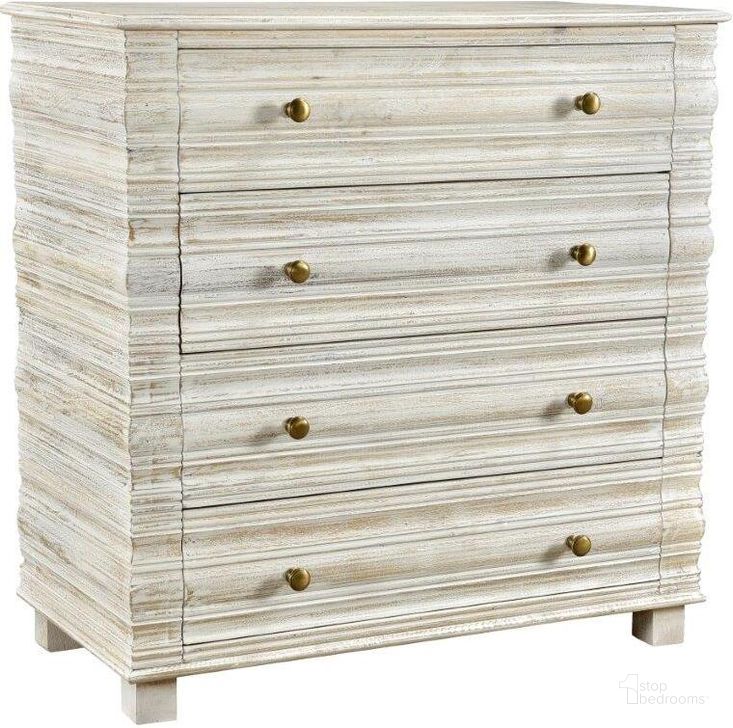 The appearance of Gridley Carter 4 Drawer Chest In White designed by Moti in the traditional interior design. This white piece of furniture  was selected by 1StopBedrooms from Gridley Collection to add a touch of cosiness and style into your home. Sku: 24016003. Material: Wood. Product Type: Chest.