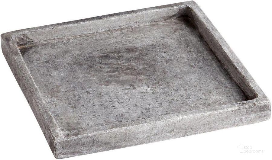 The appearance of Gryphon Grey Large Tray designed by Cyan Design in the modern / contemporary interior design. This gray piece of furniture  was selected by 1StopBedrooms from Gryphon Collection to add a touch of cosiness and style into your home. Sku: 10597. Material: Marble. Product Type: Tray.