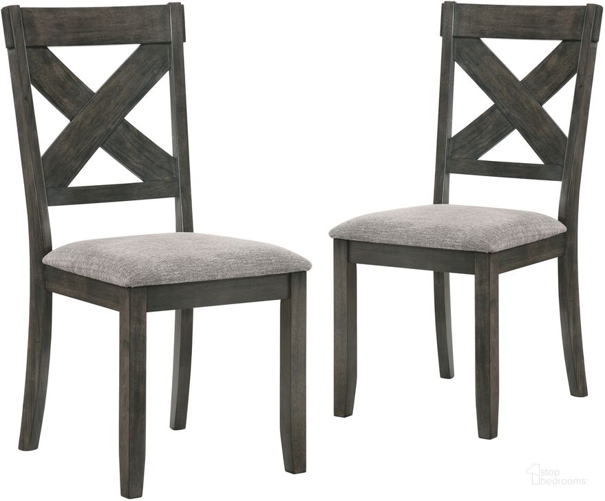 The appearance of Gulliver Rustic Brown Side Chair Set Of 2 designed by New Classic in the transitional interior design. This brown piece of furniture  was selected by 1StopBedrooms from Gulliver Collection to add a touch of cosiness and style into your home. Sku: D1902-20. Product Type: Side Chair. Image1