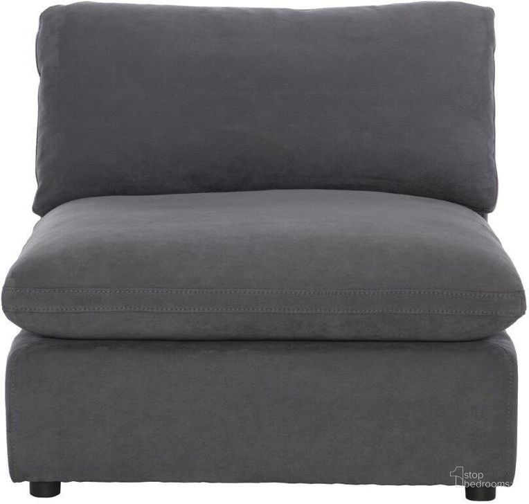 The appearance of Guthrie Gray Armless Chair designed by Homelegance in the transitional interior design. This gray piece of furniture  was selected by 1StopBedrooms from Guthrie Collection to add a touch of cosiness and style into your home. Sku: 9546GY-AC. Material: Microfiber. Product Type: Armless Chair. Image1