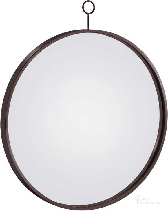 The appearance of Gwyneth Round Wall Mirror In Black Nickel designed by Coaster in the modern / contemporary interior design. This black nickel piece of furniture  was selected by 1StopBedrooms from Gwyneth Collection to add a touch of cosiness and style into your home. Sku: 961495. Material: Glass. Product Type: Wall Mirror. Image1
