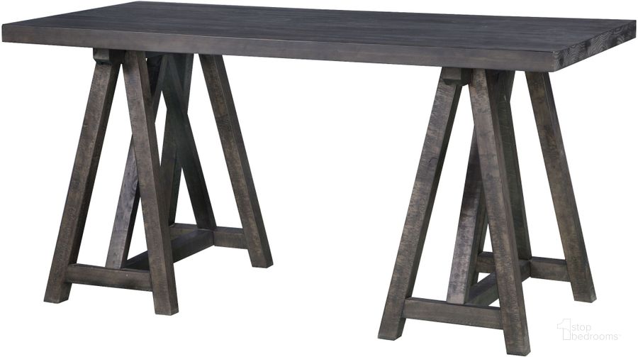 The appearance of Sutton Place Weathered Charcoal Desk designed by Magnussen in the traditional interior design. This gray piece of furniture  was selected by 1StopBedrooms from Sutton Collection to add a touch of cosiness and style into your home. Sku: H3612-05. Material: Wood. Product Type: Writing Desk. Image1