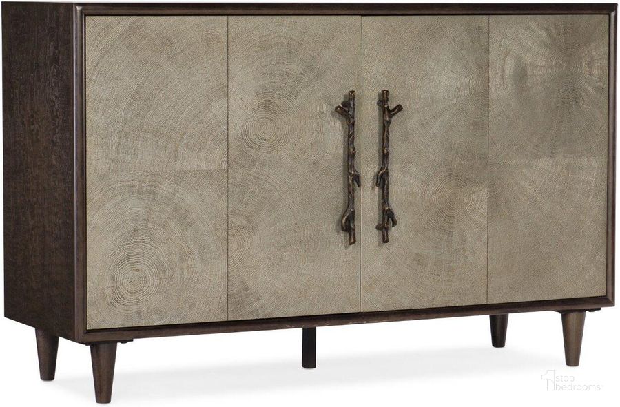 The appearance of Melange Dark Wood Accent Chest designed by Hooker in the transitional interior design. This brown piece of furniture  was selected by 1StopBedrooms from Melange Collection to add a touch of cosiness and style into your home. Sku: 638-85479-00. Material: Wood. Product Type: Accent Chest.