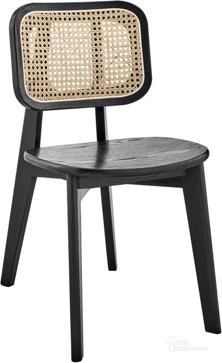 The appearance of Habitat Wood Dining Side Chair In Black designed by Modway in the modern / contemporary interior design. This black piece of furniture  was selected by 1StopBedrooms from Habitat Collection to add a touch of cosiness and style into your home. Sku: EEI-4645-BLK. Material: Wood. Product Type: Side Chair. Image1