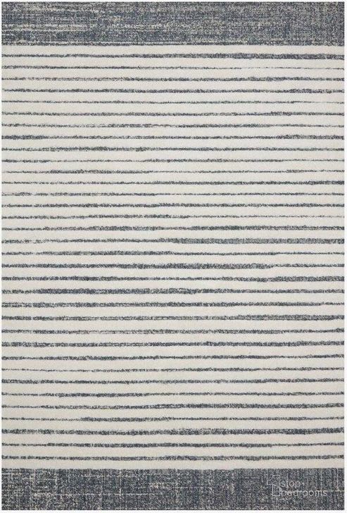 The appearance of Hagen White/Ocean Rug HAGEHAG-01WHOC7AAA designed by Loloi Rugs in the modern / contemporary interior design. This white and ocean piece of furniture  was selected by 1StopBedrooms from Hagen Collection to add a touch of cosiness and style into your home. Sku: HAGEHAG-01WHOC7AAA. Material: Polypropylene. Product Type: Rug. Image1