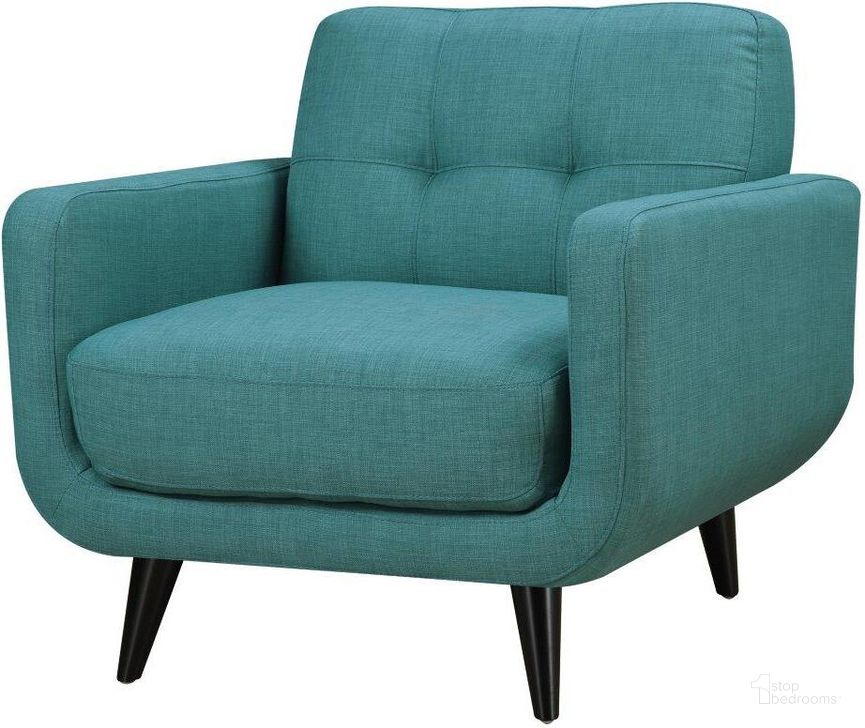 The appearance of Hailey Teal Chair designed by Picket House in the modern / contemporary interior design. This blue piece of furniture  was selected by 1StopBedrooms from Hailey Collection to add a touch of cosiness and style into your home. Sku: UHD087100. Material: Wood. Product Type: Living Room Chair. Image1