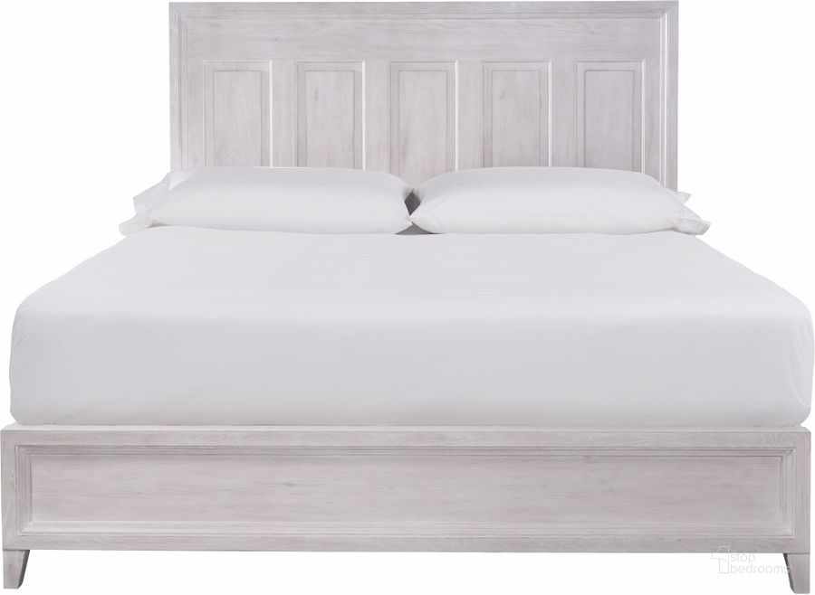 The appearance of Haines Complete King Bed In Buttermilk designed by Universal in the modern / contemporary interior design. This buttermilk piece of furniture  was selected by 1StopBedrooms from Haines Collection to add a touch of cosiness and style into your home. Sku: U011260B. Bed Type: Panel Bed. Product Type: Panel Bed. Bed Size: King. Image1
