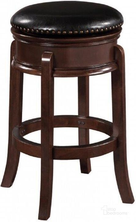 The appearance of Hamilton 29 Inch Swivel Bar Stool In Cappuccino designed by Boraam Industries in the traditional interior design. This cappuccino piece of furniture  was selected by 1StopBedrooms from Hamilton Collection to add a touch of cosiness and style into your home. Sku: 43829. Material: Wood. Product Type: Barstool. Image1