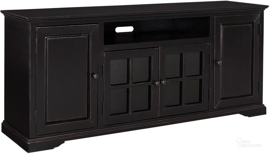 The appearance of Hamilton Black 74 Inch Console designed by Progressive Furniture in the traditional interior design. This black piece of furniture  was selected by 1StopBedrooms from Hamilton Collection to add a touch of cosiness and style into your home. Sku: E719-74. Product Type: Console. Material: MDF. Image1