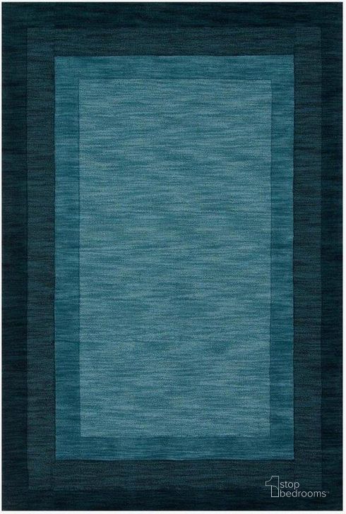 The appearance of Hamilton Teal Rug HAMIHM-01TE0093D0 designed by Loloi Rugs in the transitional interior design. This teal piece of furniture  was selected by 1StopBedrooms from Hamilton Collection to add a touch of cosiness and style into your home. Sku: HAMIHM-01TE0093D0. Material: Wool. Product Type: Rug. Image1