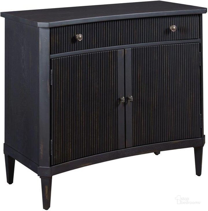 The appearance of Hammary Hidden Treasures Merriam Accent Door Chest designed by Hammary in the transitional interior design. This black piece of furniture  was selected by 1StopBedrooms from Hidden Treasures Collection to add a touch of cosiness and style into your home. Sku: 090-1100. Material: Wood. Product Type: Accent Chest.
