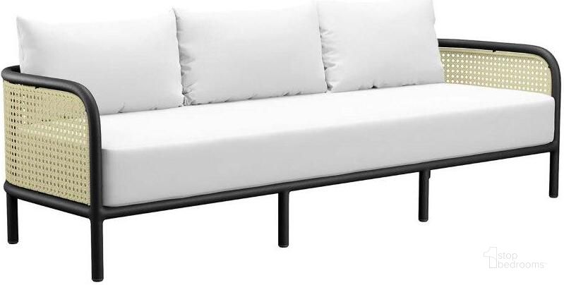 The appearance of Hanalei Ivory White Outdoor Patio Sofa designed by Modway in the modern / contemporary interior design. This ivory white piece of furniture  was selected by 1StopBedrooms from Hanalei Collection to add a touch of cosiness and style into your home. Sku: EEI-5031-IVO-WHI. Material: Aluminium. Product Type: Outdoor Sofa. Image1