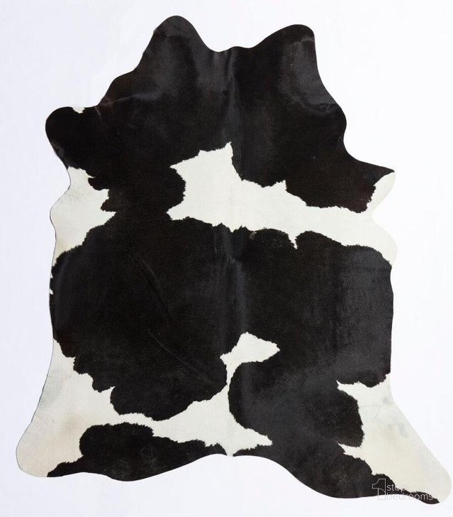 The appearance of Hand Curated Cowhide Nash HC17 Whitish Black 17 Animal Contemporary 6' x 8' Area Rug designed by Rugs America in the modern / contemporary interior design. This black piece of furniture  was selected by 1StopBedrooms from Nash Collection to add a touch of cosiness and style into your home. Sku: RA27896. Material: Fabric. Product Type: Area Rugs. Image1