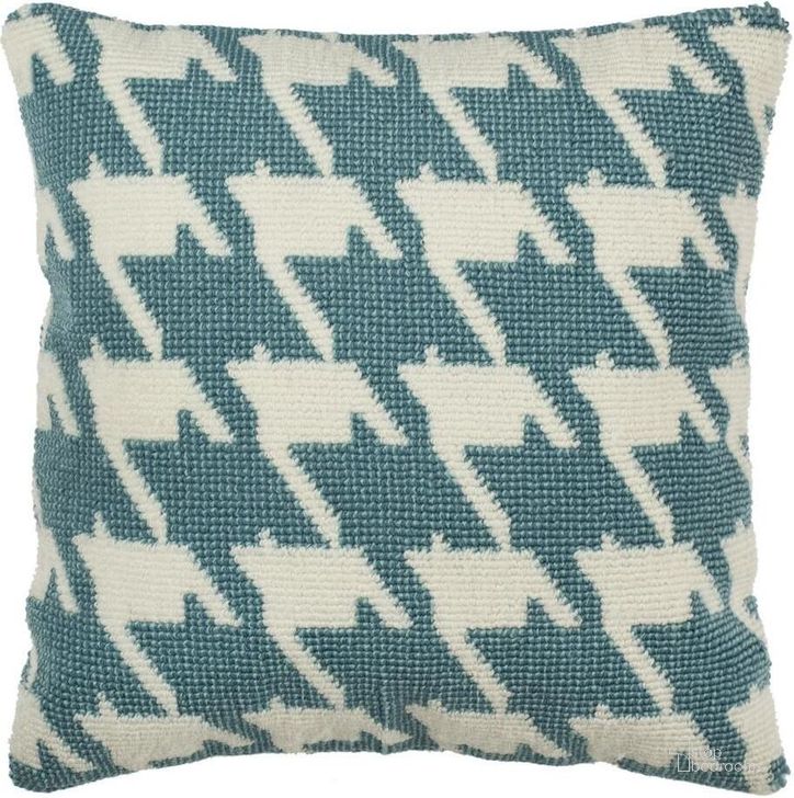 The appearance of Hanne Houndstooth Pillow PPL250A-2020 designed by Safavieh in the transitional interior design. This ivory piece of furniture  was selected by 1StopBedrooms from Hanne Collection to add a touch of cosiness and style into your home. Sku: PPL250A-2020. Product Type: Pillows and Throw. Image1