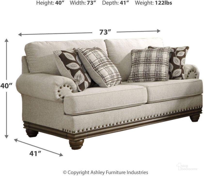 Harleson Loveseat In Wheat by Ashley Furniture 1StopBedrooms