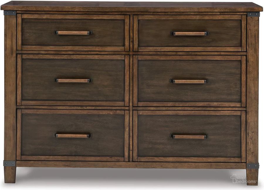 The appearance of Harmony Mills Two-tone Dresser designed by Bennett Interiors in the transitional interior design. This two-tone piece of furniture  was selected by 1StopBedrooms from Harmony Mills Collection to add a touch of cosiness and style into your home. Sku: B759-31. Material: Wood. Product Type: Dresser. Image1